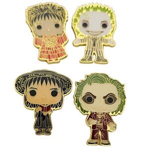 Lot of 4 Beetlejuice Pins